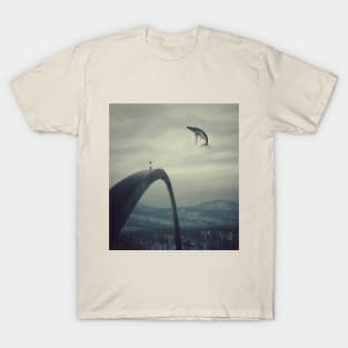 Boy and the flying whale T-Shirt